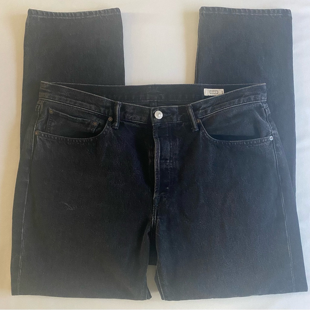 Ayr The Normie Jeans Mens 36x30 Usa Made Straight Denim